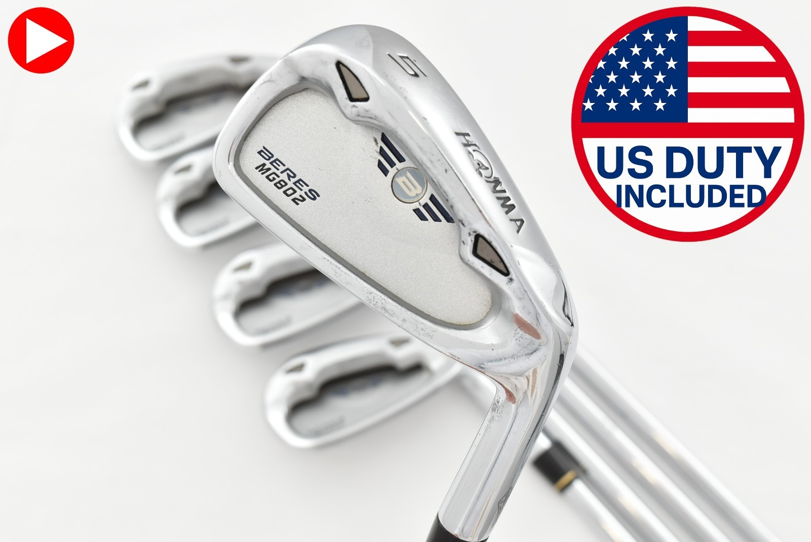 Honma Beres MG802 5-6-7-8-9 RH 5pcs NSPRO 950GH Regular Flex Men Golf Iron Set